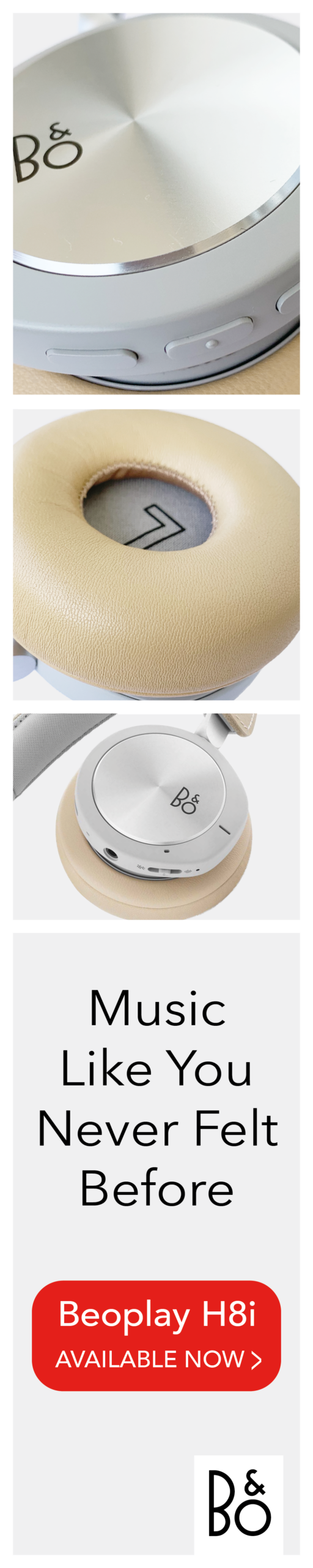 Adaptation verticale de la campagne publicitaire Beoplay H8i