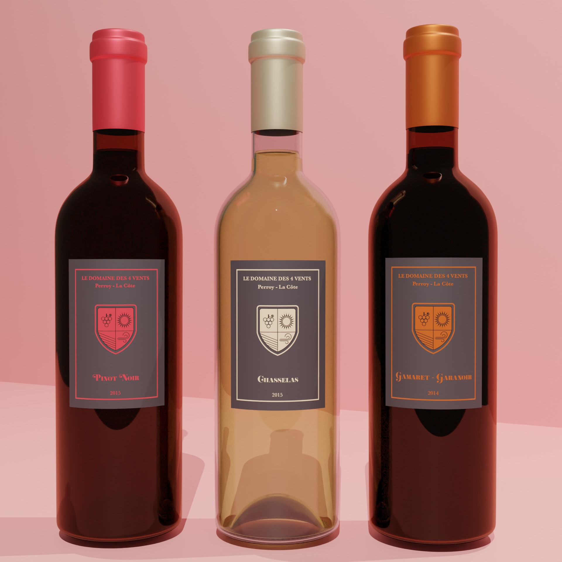 Domaine des 4 Vents — design de gamme