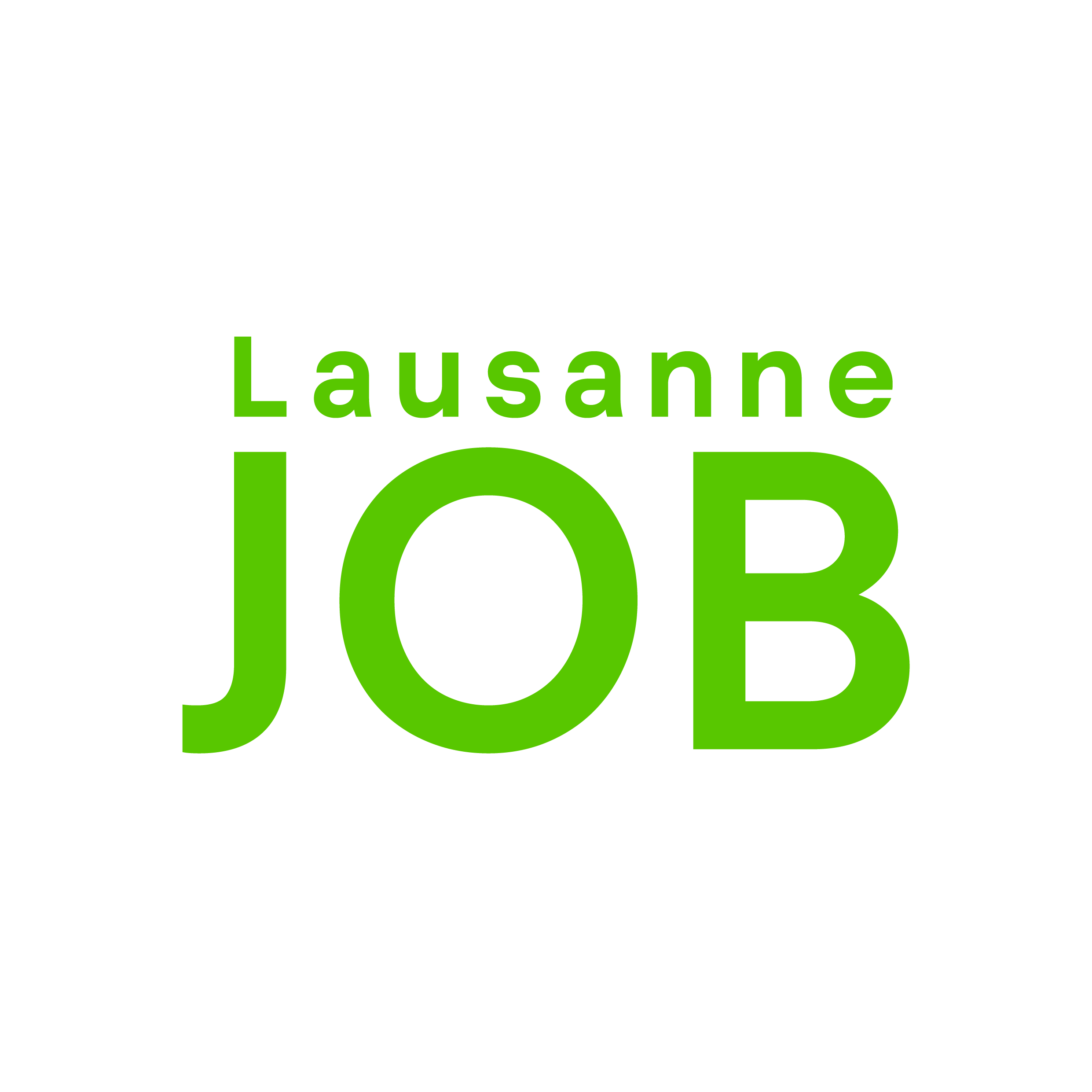 Logo vert Lausanne JOB